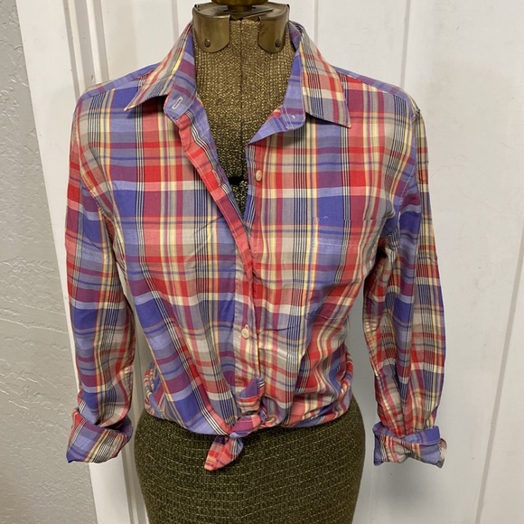 VTG DIANE VON FURSTENBERG BUTTON DOWN - Picture 3 of 9